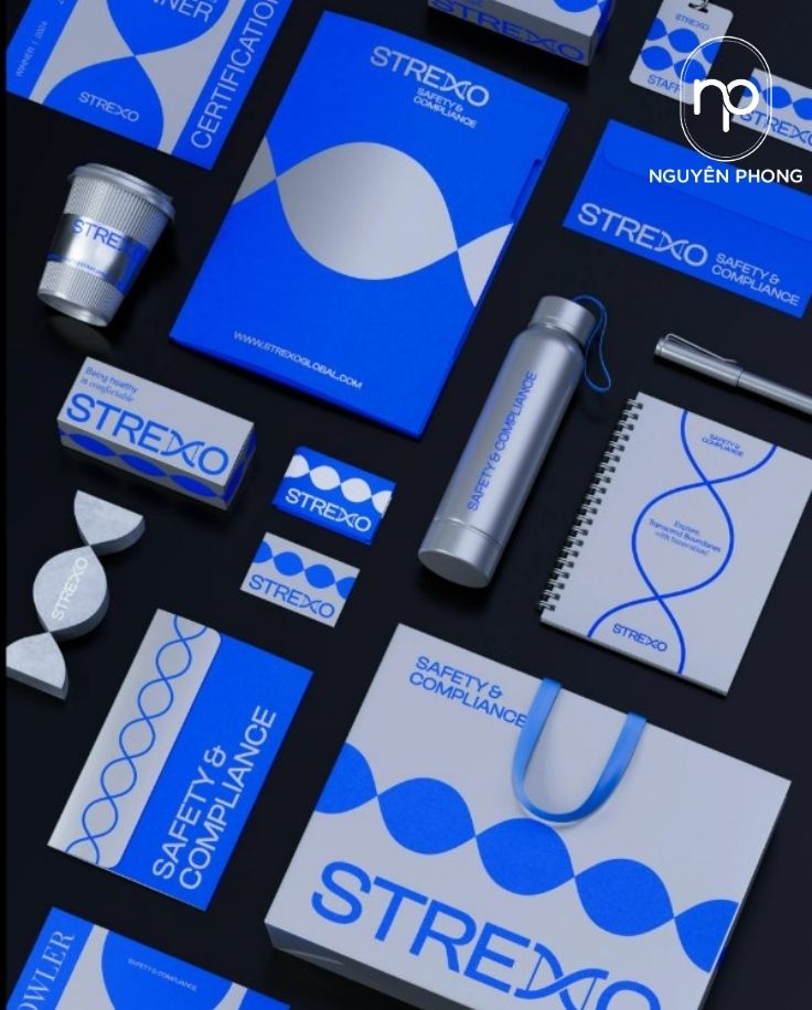 Logo y tế in trên trọn bộ